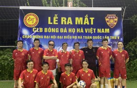 Lễ ra mắt CLB Bóng đá họ Hà Việt Nam 